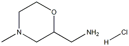 1-(4-Methyl-2-morpholinyl)methanamine hydrochloride Structure