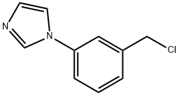 1-[3-(Chloromethyl)phenyl]imidazole Structure