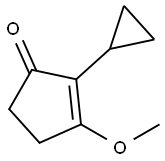 2-cyclopropyl-3-methoxycyclopent-2-en-1-one 结构式