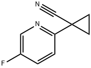 2-(5-Fluoropyridin-2-yl)-2-methylpropanenitrile, 1302580-97-7, 结构式