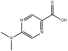 5-(dimethylamino)pyrazine-2-carboxylic acid Structure