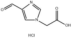 (4-Formyl-imidazol-1-yl)-acetic acid hydrochloride Structure