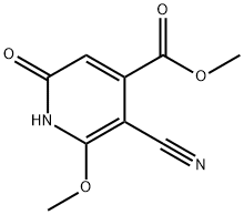 Methyl 5-cyano-6-methoxy-2-oxo-1,2-dihydropyridine-4-carboxylate Structure