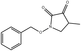 1-(benzyloxy)-4-methylpyrrolidine-2,3-dione 结构式