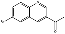 1-(6-BROMOQUINOLIN-3-YL)ETHANONE 结构式