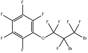 (2,3-DIBROMOPENTAFLUOROPROPOXY)PENTAFLUOROBENZENE, 1309602-56-9, 结构式