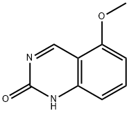 2(1H)-キナゾリノン, 5-メトキシ- 化学構造式