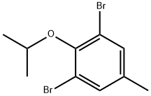 1,3-二溴-2-(1-甲基乙氧基)-5-甲基苯,1310416-53-5,结构式