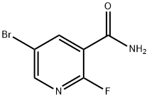 5-溴-2-氟-3-吡啶甲酰胺 结构式