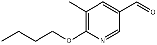 2-Butoxy-3-methylpyridine-5-carboxaldehyde|2-丁氧基-3-甲基吡啶-5-甲醛