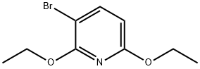 3-Bromo-2,6-diethoxypyridine Structure