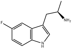 (R)-1-(5-fluoro-1H-indol-3-yl)propan-2-amine,1313013-12-5,结构式