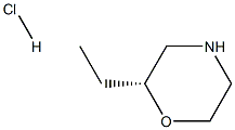 (R)-2-Ethylmorpholine hydrochloride Struktur