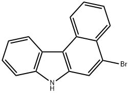 5-溴-7H-苯并[C]咔唑 结构式