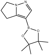 5,6-dihydro-3-(4,4,5,5-tetramethyl-1,3,2-dioxaborolan-2-yl)-4H-Pyrrolo[1,2-b]pyrazole Structure