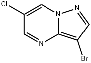3-bromo-6-chloropyrazolo[1,5-a]pyrimidine Struktur