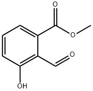 2-甲酰基-3-羟基苯甲酸甲酯,131524-43-1,结构式
