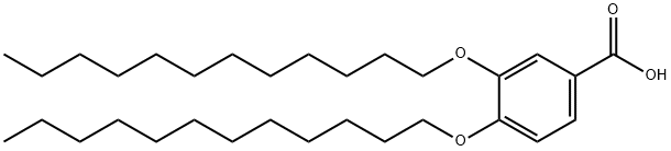 3,4-Bis(dodecyloxy)benzoic acid Struktur