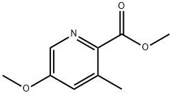 Methyl 5-methoxy-3-methylpicolinate 化学構造式
