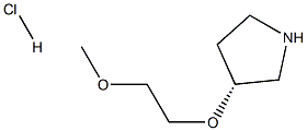 (3R)-3-(2-methoxyethoxy)pyrrolidine hydrochloride, 1315591-34-4, 结构式