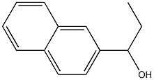 1-(2-ナフチル)-1-プロパノール 化学構造式