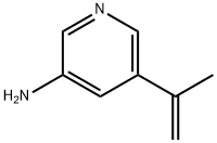 5-(prop-1-en-2-yl)pyridin-3-amine Structure