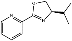 2-[(4R)-4,5-二氢-4-异丙基-2-噁唑啉基]吡啶,132187-16-7,结构式