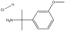 2-(3-Methoxyphenyl)propan-2-amine hydrochloride Structure