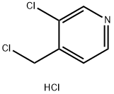 3-chloro-4-(chloromethyl)pyridine hydrochloride Structure