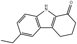 6-ethyl-2,3,4,9-tetrahydro-1H-carbazol-1-one Struktur