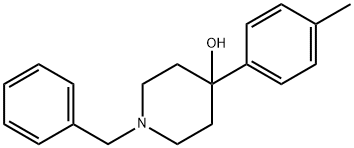 4-Piperidinol, 4-(4-methylphenyl)-1-(phenylmethyl)- 结构式