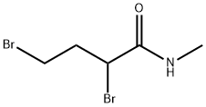 2,4-dibromo-N-methylbutyramide Structure