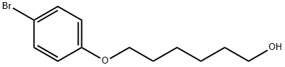 6-(4-ブロモフェノキシ)-1-ヘキサノール 化学構造式