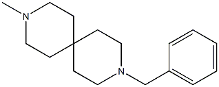 3-benzyl-9-methyl-3,9-diazaspiro[5.5]undecane, 13323-41-6, 结构式