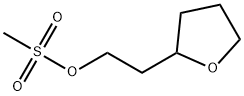 2-(tetrahydrofuran-2-yl)ethyl methanesulfonate 化学構造式