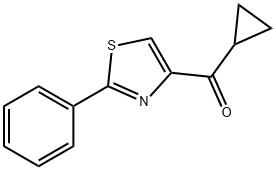 Cyclopropyl(2-phenylthiazol-4-yl)methanone Struktur