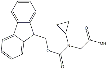 Fmoc-cyclopropylglycine Structure