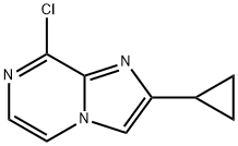 8-Chloro-2-cyclopropylimidazo[1,2-a]pyrazine,1334167-20-2,结构式