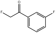 2-fluoro-1-(3-fluorophenyl)ethanone Struktur