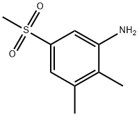 2,3-dimethyl-5-(methylsulfonyl)benzenamine 结构式