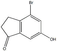 4-溴-6-羟基-2,3-二氢-1H-茚-1-酮, 1337844-97-9, 结构式