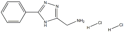 (5-PHENYL-4H-1,2,4-TRIAZOL-3-YL)METHANAMINE DIHYDROCHLORIDE Structure