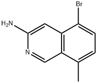 5-bromo-8-methylisoquinolin-3-amine|