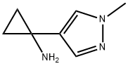 1-(1-Methyl-1H-pyrazol-4-yl)-cyclopropylamine Struktur
