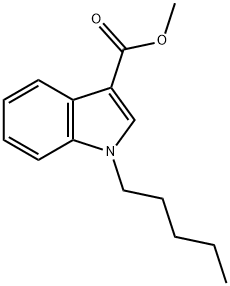methyl-1-pentyl-1H-indole-3-Carboxylate 化学構造式