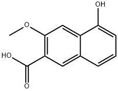 5-Hydroxy-3-Methoxy-Naphthalene-2-Carboxylic Acid Structure