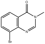 8-bromo-3-methylquinazolin-2(3H)-one 化学構造式