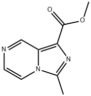 Methyl 3-Methylimidazo[1,5-A]Pyrazine-1-Carboxylate 结构式