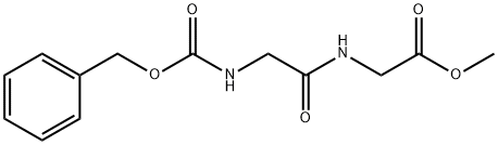 2-(2-(((苄氧基)羰基)氨基)乙酰氨基)乙酸甲酯,13437-63-3,结构式