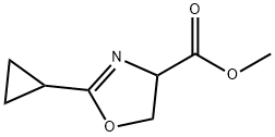 methyl 2-cyclopropyl-4,5-dihydrooxazole-4-carboxylate Structure